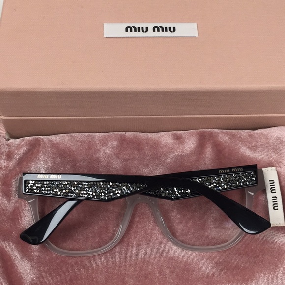 Miu Miu Accessories - Miu Miu Crystal Optical Frames